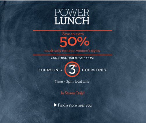 Banana Republic Power Lunch Sale