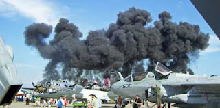 a simulated bombing attack.