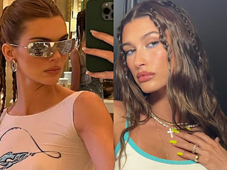 Kendall Jenner with Hailey Bieber at Coachella in an NSFW Shirt: Photos