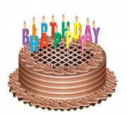 I Smell Birthday Cake! (birthday cake with burning candles)