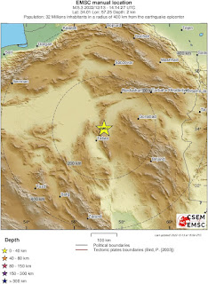 Cutremur moderat cu magnitudinea de 5,3-5,4 grade in Nord-Estul Iranului