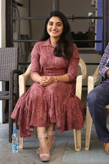 Actress Niveda Thomas Stills At 118 Movie Success Celebrations 