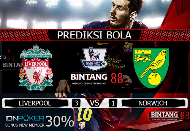 PREDIKSI BOLA LIVERPOOL VS NORWICH 10 AGUSTUS 2019