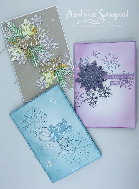 Flurry of joyful snowflakes are a brilliant way to send Christmas wishes.