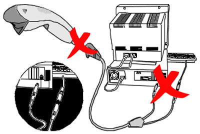 Máy quét mã vạch bị lỗi - Không kết nối với máy tính