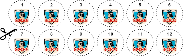 COLO-COLO PLACAR-CHI PLACAR ESCUDO BOTÃO ARTE BOTÃO TIME BOTÃO PLACAR GULIVER