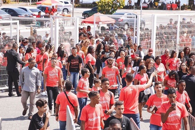 Congresso “Prioridade” reuniu milhares de jovens e adolescentes na Arena Fonte Nova