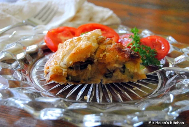 Zucchini & Caramelized Onion Galette at Miz Helen's Country Cottage