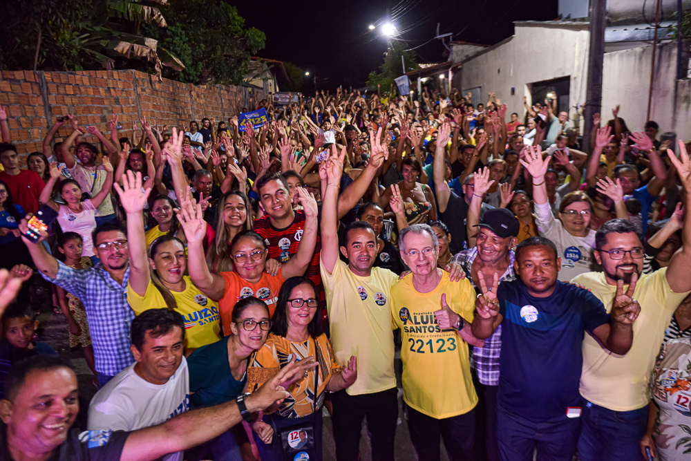 Aluizio Santos 22123, participa de grande reunião no bairro Fonte do Mato em Chapadinha.