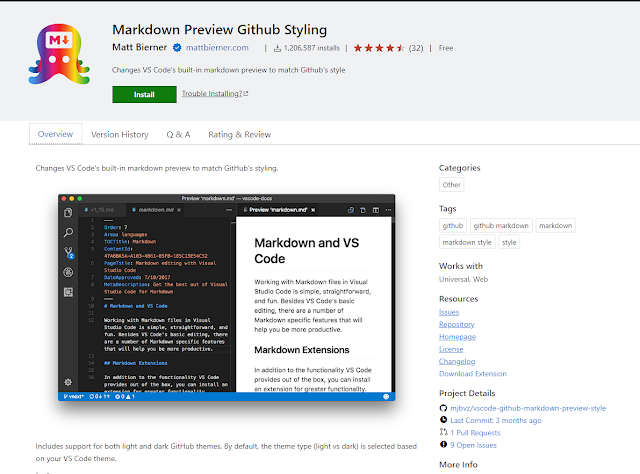Markdown Preview GitHub Styling