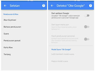 matikan fitur OK Google