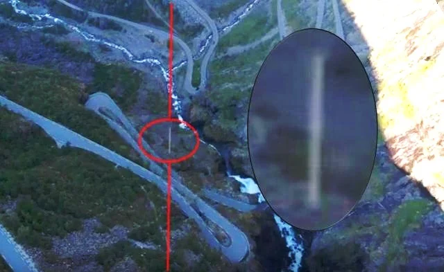 Ένα Drone κατέγραψε κάτι να πετάει πολύ γρήγορα  πάνω από το Trollstigen της Νορβηγίας