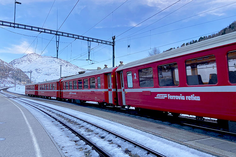 Trenino rosso del Bernina e fermate più belle