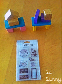 DIY stamp holders. Soporte para sellos