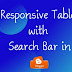 Create Responsive Table with Search Bar in Blogger