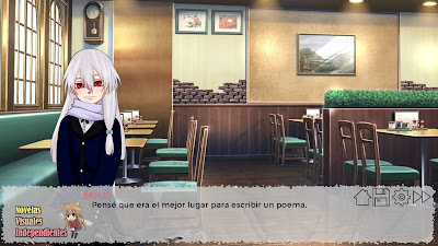 Visual Novel "Una carta en blanco" gameplay en español 01