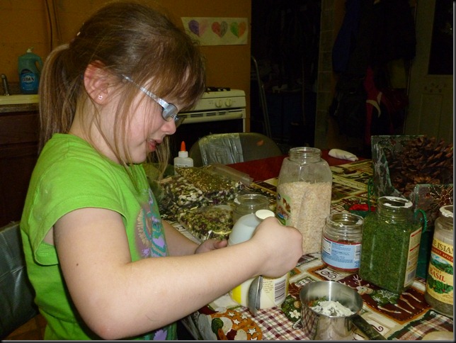 making Rainbow Bean Soup