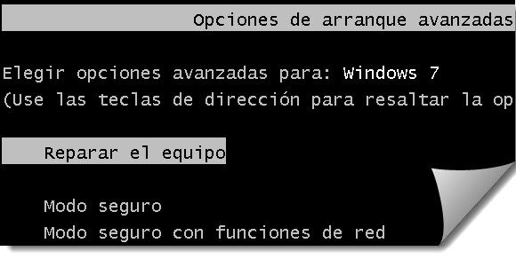 recuperación  windows seguro 