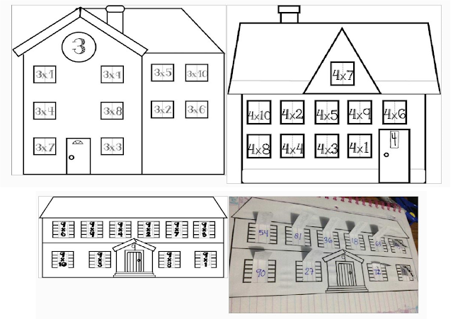 Divertidas Casita De Las Tablas De Multiplicar