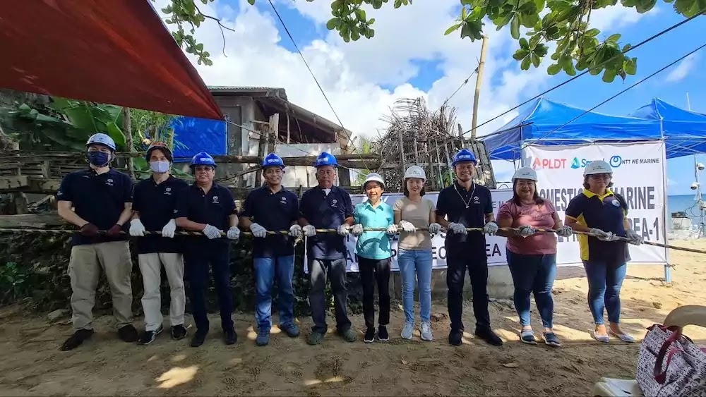 Cable landing ceremonies held at Masbate in Burias Island