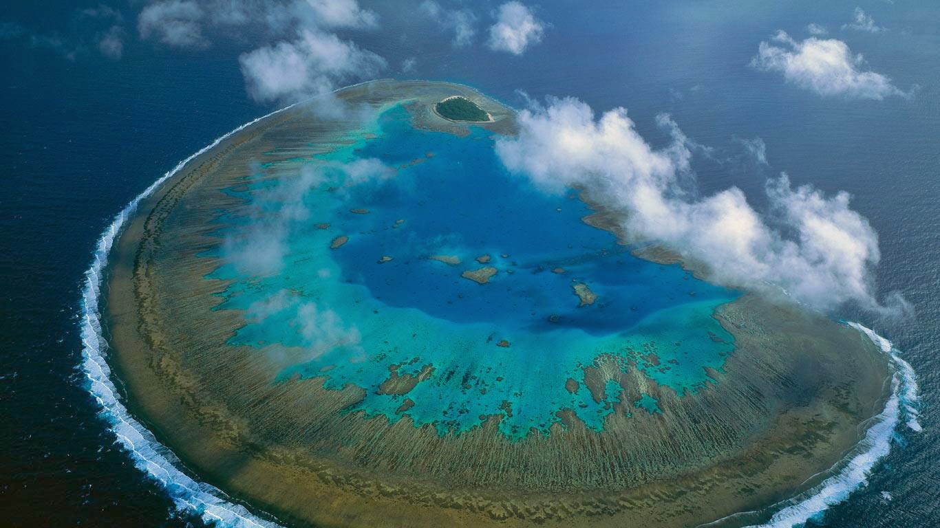 gambar Keajaiban Dunia The Great Barrier Reef