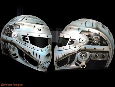 Amazing airbrush helmet creations