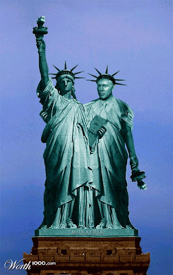 photoshop patung liberty