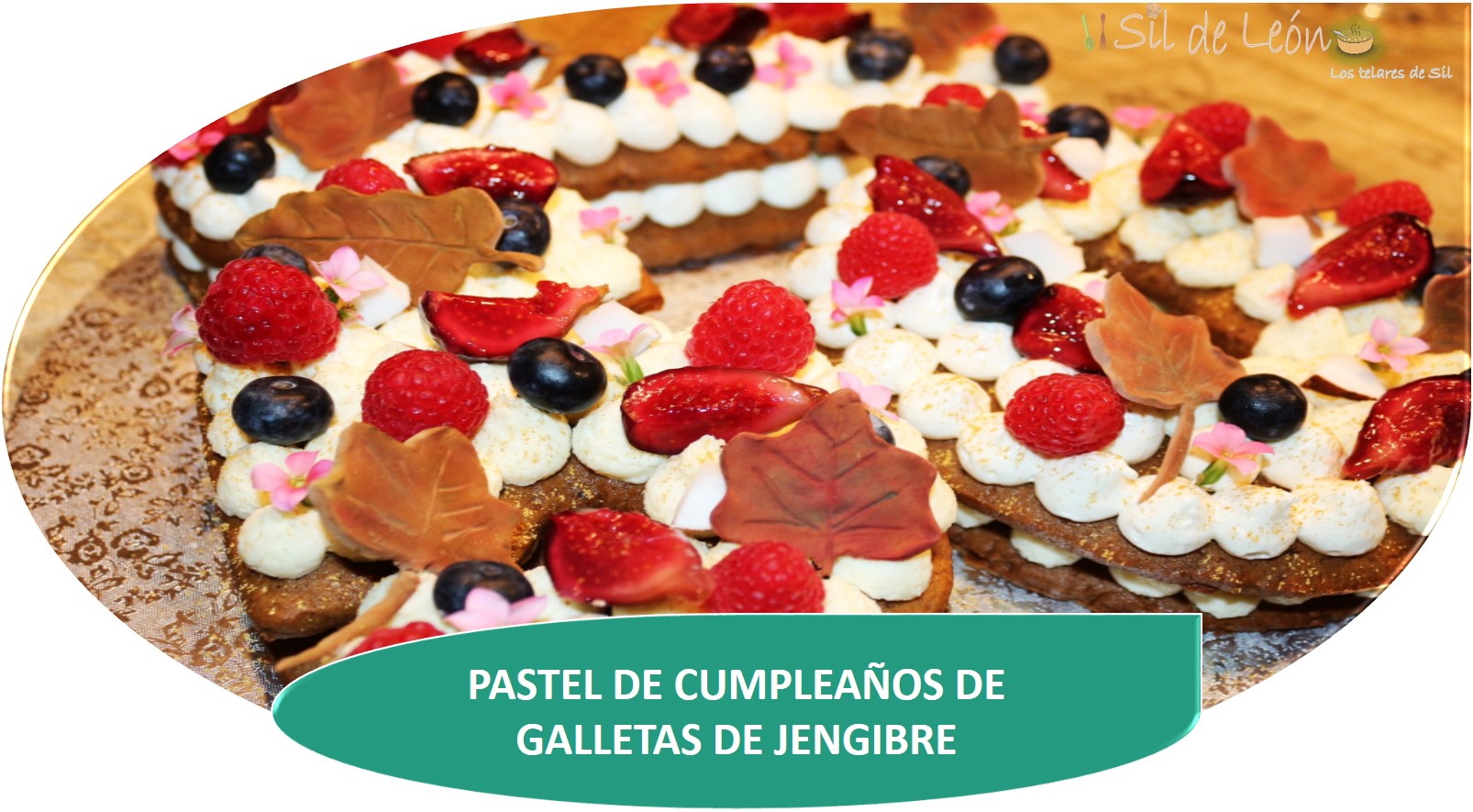 TARTA DE NÚMEROS DE GALLETAS DE JENGIBRE {MARTHA STEWART}