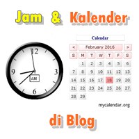 Cara Memasang Widget Jam Dan Kalender Di Blog Terbaru