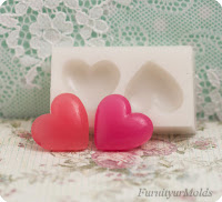 http://en.dawanda.com/product/55029763-2-heart-silicon-moulds-flexible-mold-372