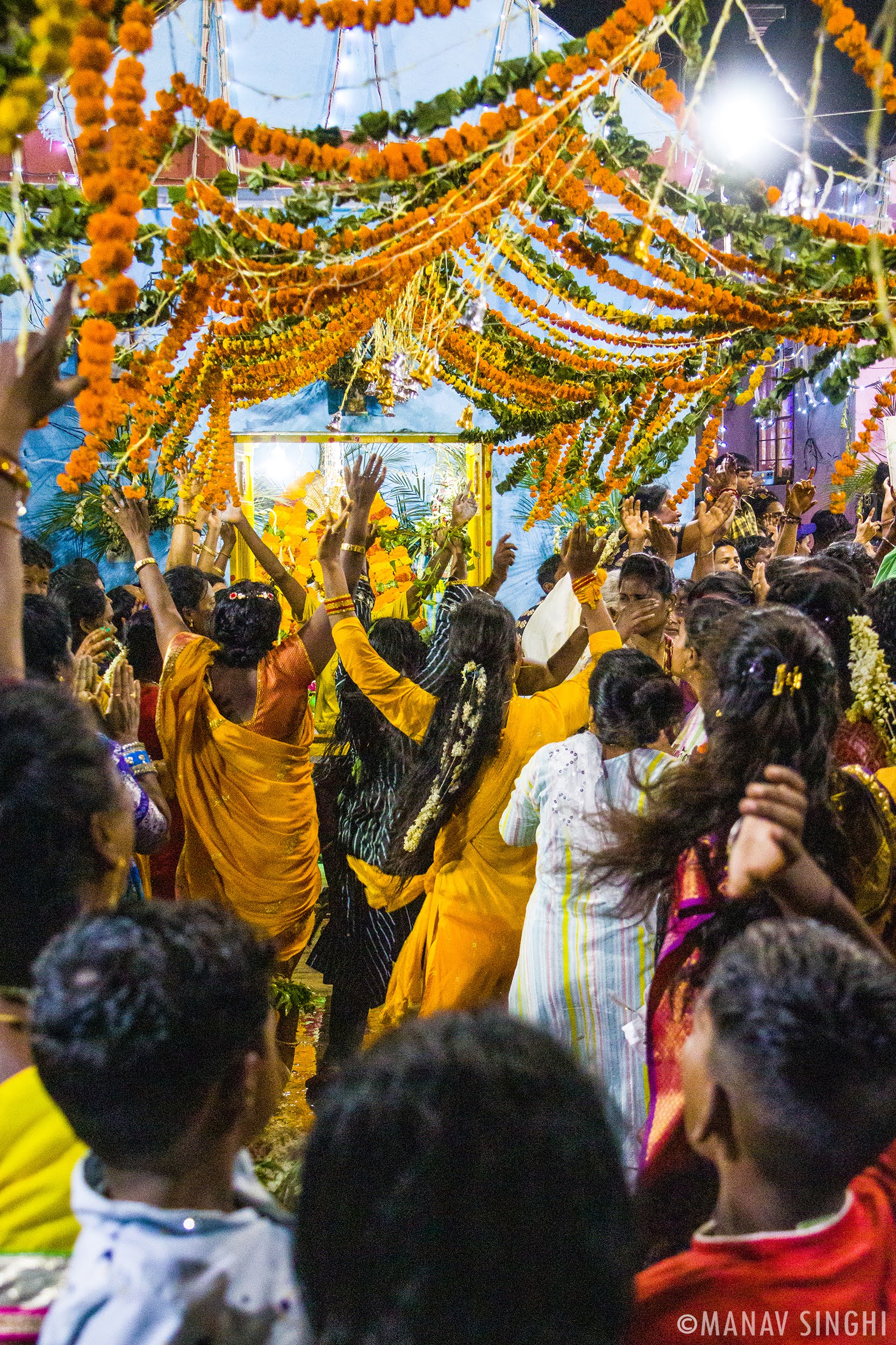 Tamil Hindu devotees Sheetla Mata Maha Mariamman Festival Jaipur