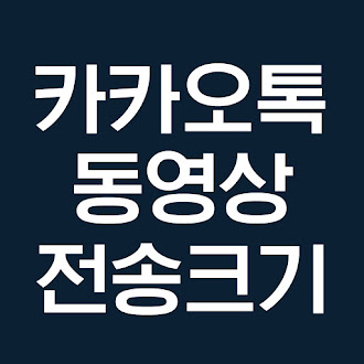 카카오톡 동영상 전송 가능한 최대 크기와 용량