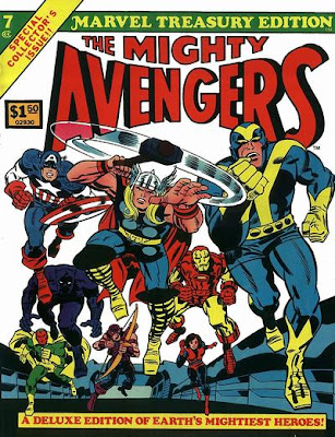 Marvel Treasury Edition #7, the Avengers, Jack Kirby cover