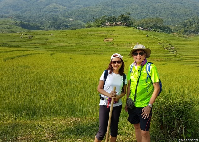 Hiking in PU Luong, near Kho Muong village