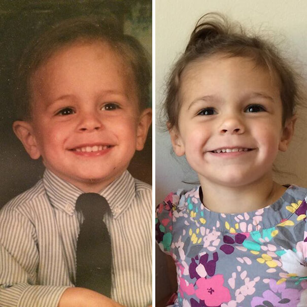 Incredible Family Pictures Of Children Looking Exactly Like Their Parents Did When They Were Younger