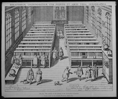 The University of Leiden library about the same time (1614) as John Robinson 