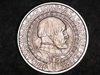 Coins Sweden Kronor Silver Commemorative coin King Gustav Vasa