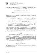 Contoh Surat Perjanjian Kerjasama Perusahaan Dengan Perorangan / Surat Perjanjian Kerjasama Antara Perusahaan Dengan ... - Surat perjanjian kerjasama atau juga sering dikenal dengan memorandum of understanding (mou) pihak pertama memasarkan dan menjual barang dagangan dari perusahaan pihak kedua melalui toko kelontong pihak pertama.