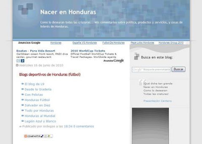 Nacer en Honduras blog