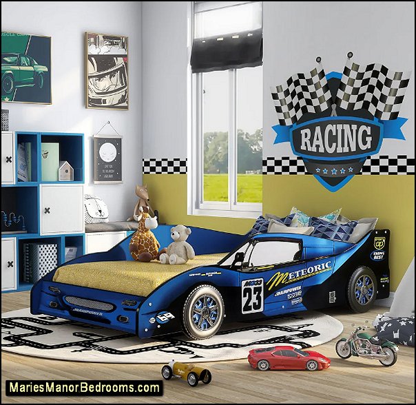 Race Car Design Bed boys car themed bedroom furniture car bed race car theme