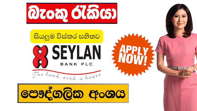 Seylan Bank PLC/Customer Relationship Assistant / Officer