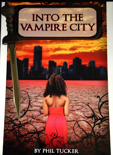 Portada del libro Into the Vampire City, de Phil Tucker