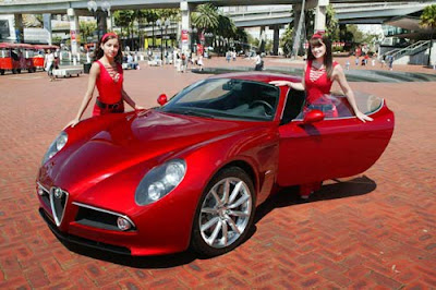 Alfa Romeo 8c  With Beauty Cars Models