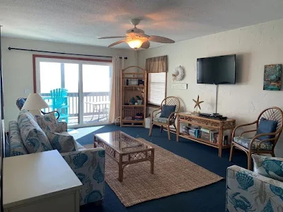 Oceanfront condo available for rent North Topsail Beach, NC.