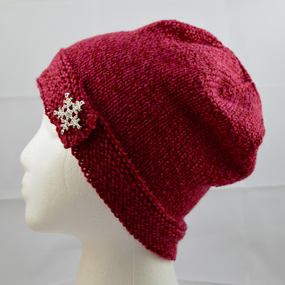 womens knit hat with snowflake rhinestone  https://www.etsy.com/listing/263194183/wool-button-brim-hat-red-hand-knit?ref=shop_home_active_9