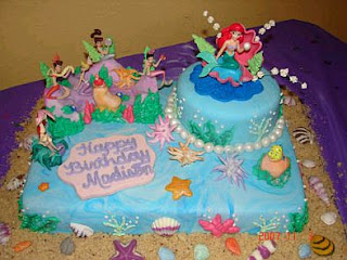 The Little Mermaid Cakes for Children Parties