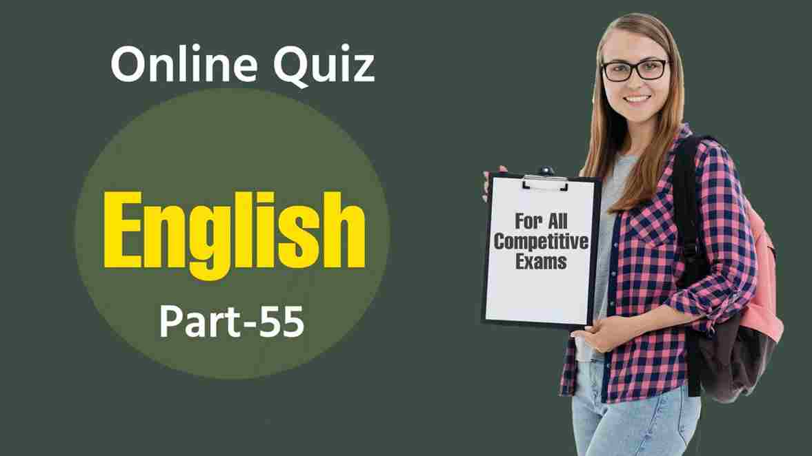 English Quiz Part 55 For All Exams