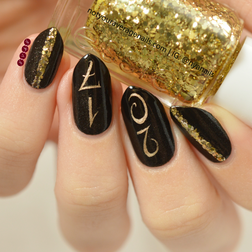40 Beautiful New Years Nail Art | Best Pictures | New years nail art, New  years eve nails, New years nail designs