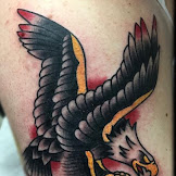 Upper Arm Eagle Tattoos