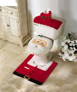 Ohuhu Christmas Santa Toilet